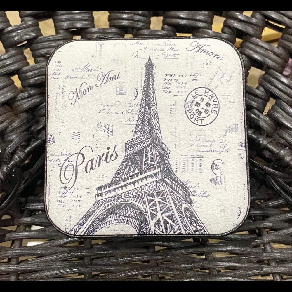 🌸🌼🌻New Black PU Leather mini Jewelry Box
